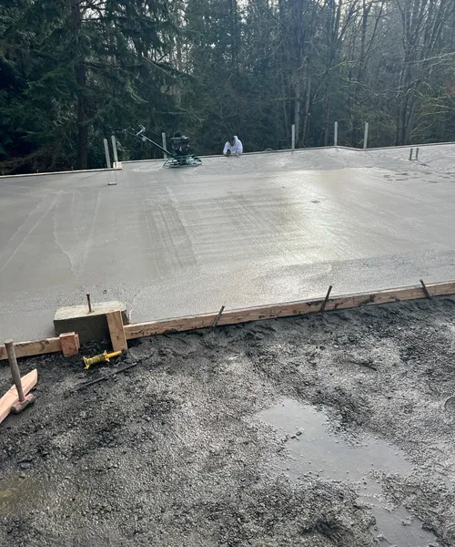 Hard Trowel Shop Slab , Saw Cut Control Joints in Sammamish 